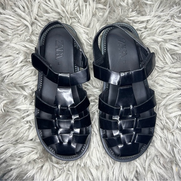 Zara Black Women's Sandals - Picture 5 of 15